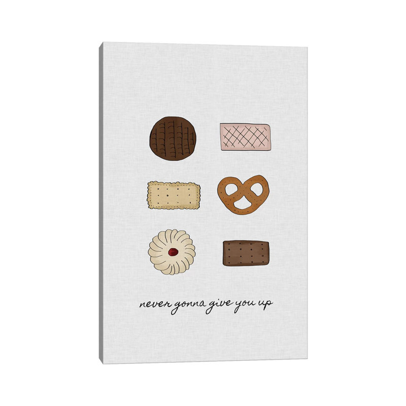 Never Gonna Give You Up by Orara Studio - Wrapped Canvas Gallery-Wrapped Canvas Giclée, 66.04 cm H x 45.72 cm W x 1.91 cm D