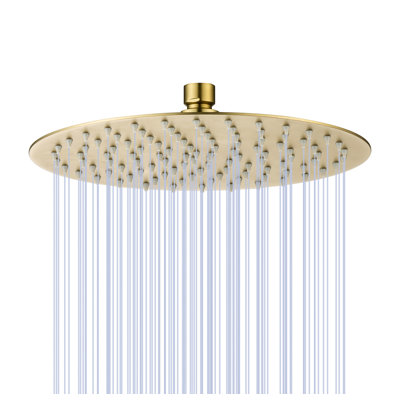 Pomme de douche ultra-mince à pluie fixe