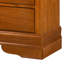 Commode en bois de chêne de style traditionnel - Bases et moulures courbées. Tiroirs à queue d'aronde anglaise.