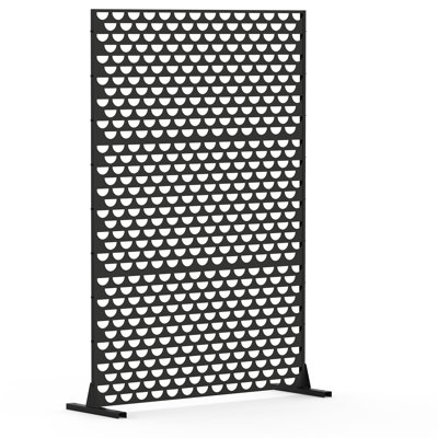 Metal Privacy Screen by Domi Louvered