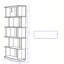 Bibliothèque modulaire en L (35 pouces + 31 pouces)-1361064456