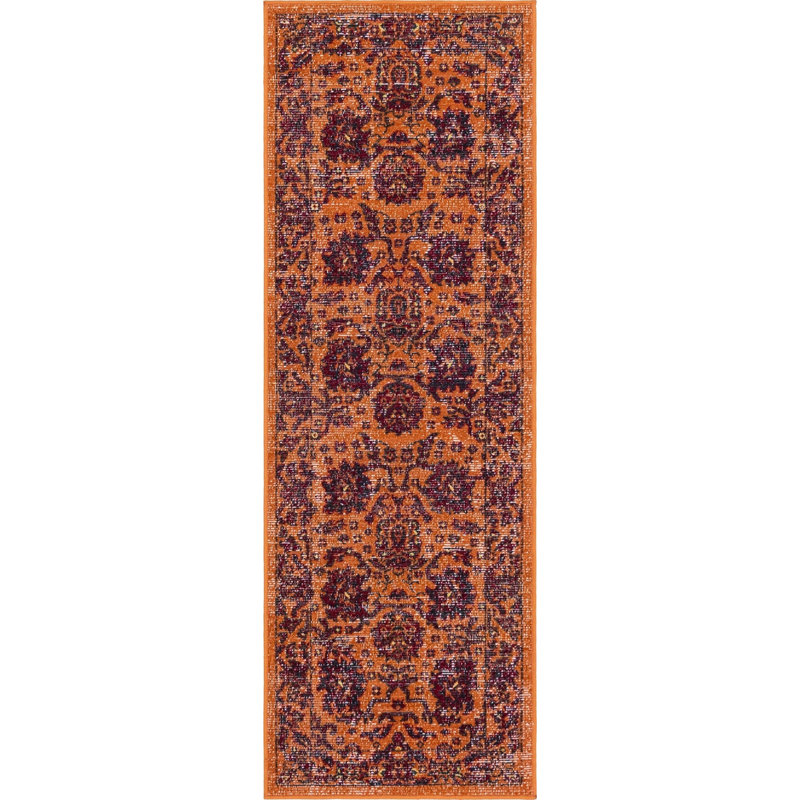 Floral Indoor Rug, Runner 2' x 6'1"