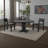 Som Dining Table With Pedestal Base, Antique Style Black 60 Inch Round