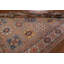 Tapis brun en laine noué à la main de conception unique 7 pi 11 po x 9 pi 10 po New Age