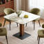 Pied de table métallique à cadre ouvert et à un seul piédestal, hauteur 27,56 po (671-TL)