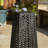 21.5"H Metal Geometric Solar Powered Floor Lantern