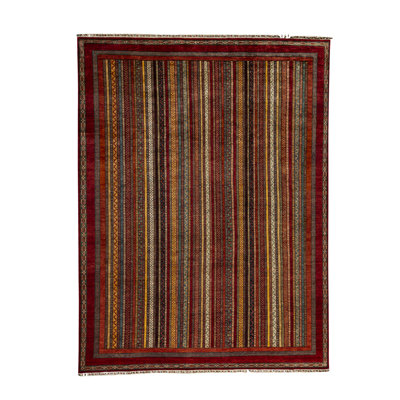 Tapis rouge noué à la main de haute qualité