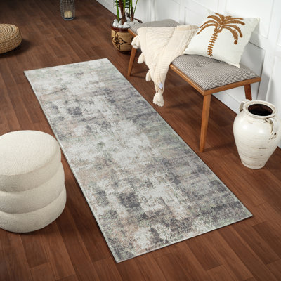 Modern Abstract Grey/Brown/Green