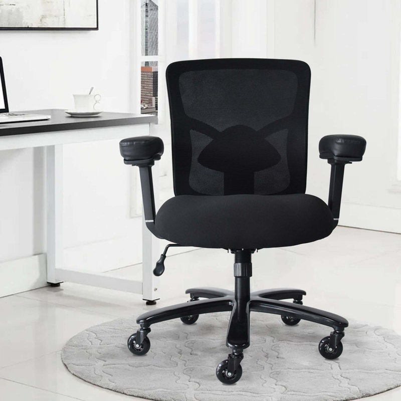 Chaise de travail cylindrique ergonomique en filet