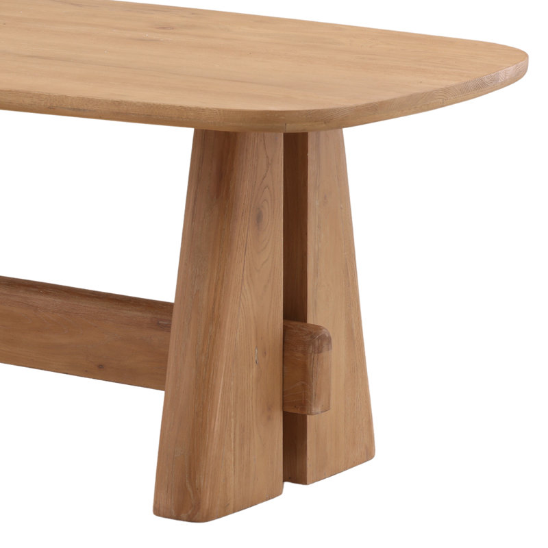 Heston Dining Table Light Natural 84"
