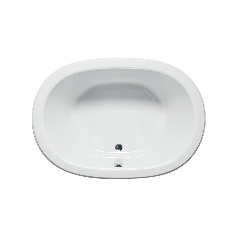 Waikiki 60" x 42" Drop In Combination Acrylic Bathtub, White