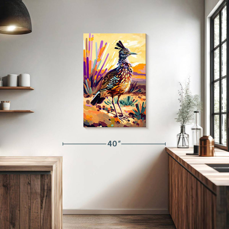 Brampt Desert Roadrunner, 36" H x 24" W