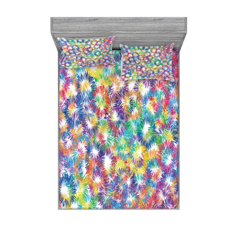 Microfiber Sheet Set, Queen Sheet Set with Fitted Sheet