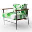Fauteuil en velours Hulten-135417002