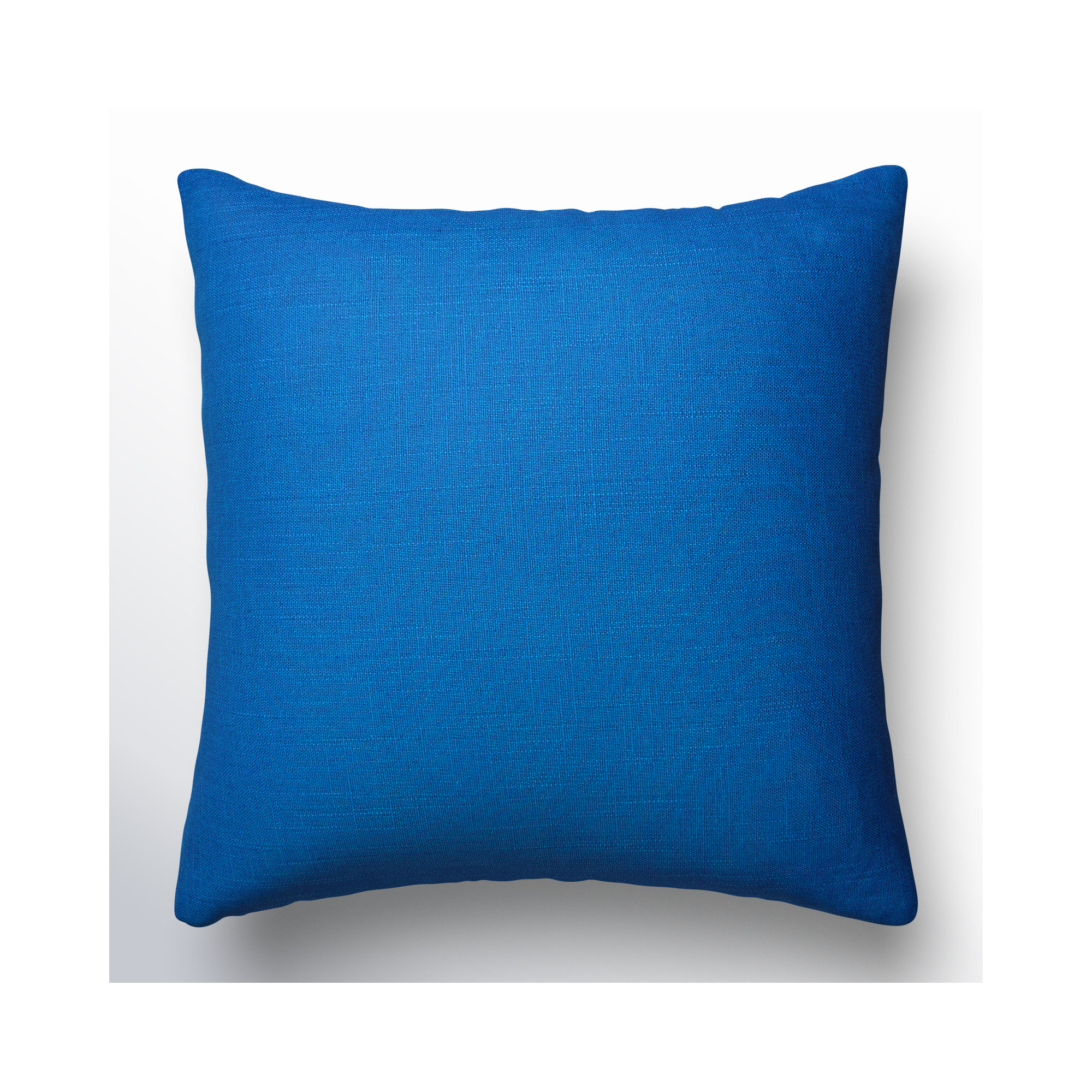 Natalia Cotton Throw Pillow, Blue, Down
