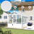 6×10 Ft. Wooden Polycarbonate Greenhouse, White