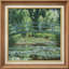 «Japanese Bridge Water Lily Lake» par Claude Monet - peinture sur toile encadrée-86450523