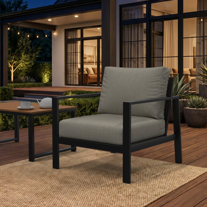 Coussin de chaise longue d'extérieur 24 po Lani Sunbrella®, Spectre Dove Sunbrella® Plainweave
