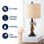 Mini lampe de table en résine 20,5 po Parrett-118942849