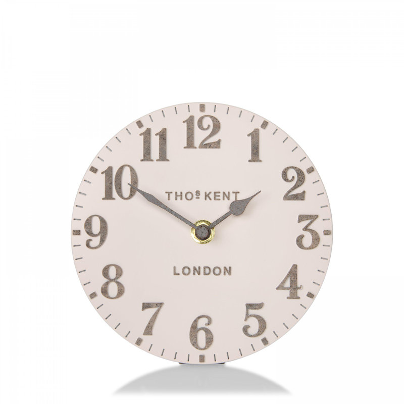 Arabic Mantel Clock Shy 6", Pink