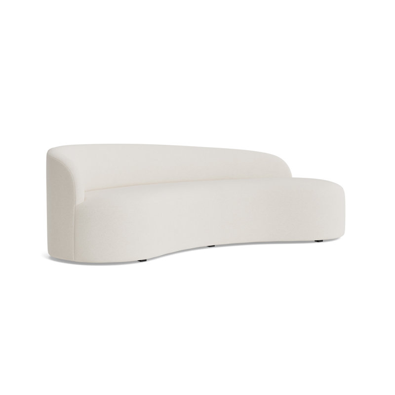 Sofia Left Arm Sofa, Performance Boucle - Cream
