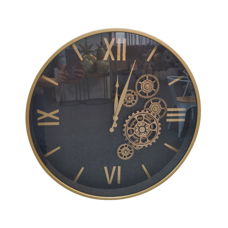 Exeter Metal Wall Clock
