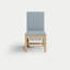 Solerno Heated Dining Armless Chair — Dove-246405581