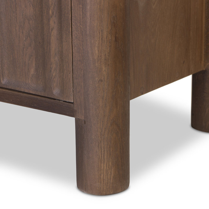 Ezri 67 in. W Solid Wood Sideboard, Cocoa Oak