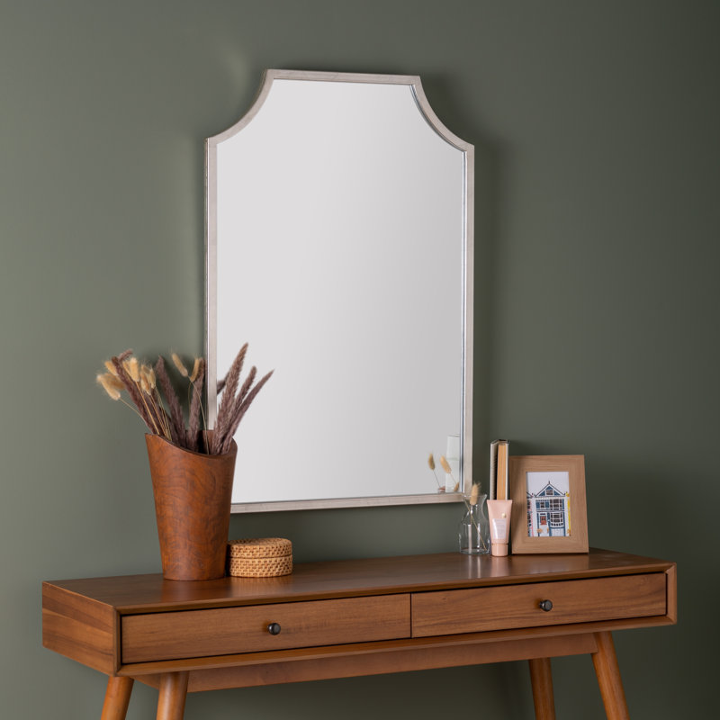 Simone Arch Metal Mirror, Silver