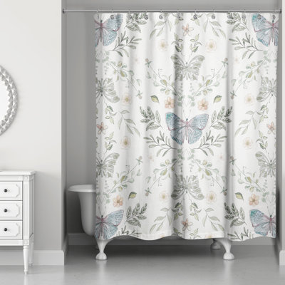 Rideau de douche simple Anglina