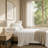 4 Pieces King Cotton Sheet Set with Linen Aesthetic
