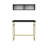Hussum Metal Base Writing Desk-1724247499