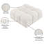 Repose-pieds standard carré de 34 po de large Ames-88514624