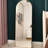 Oversized, Gold Frame, Arched Wall Mirror, Bathroom Decor, Bedroom Decor Full Body Aluminum Alloy Coffee Shop, Shop Decoration
