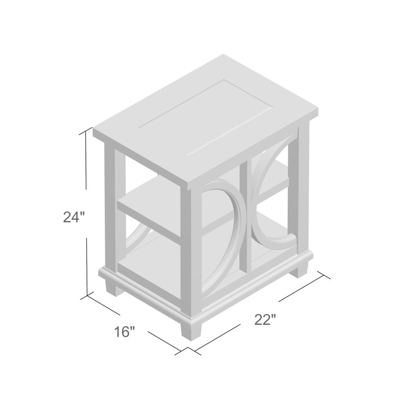 Table de bout Groseiller, H 24 po x l 16 po x P 22 po