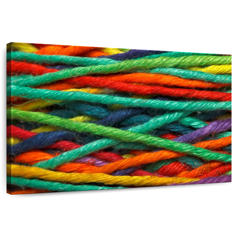 Fils multicolores Senne, H 24 po x l 36 po