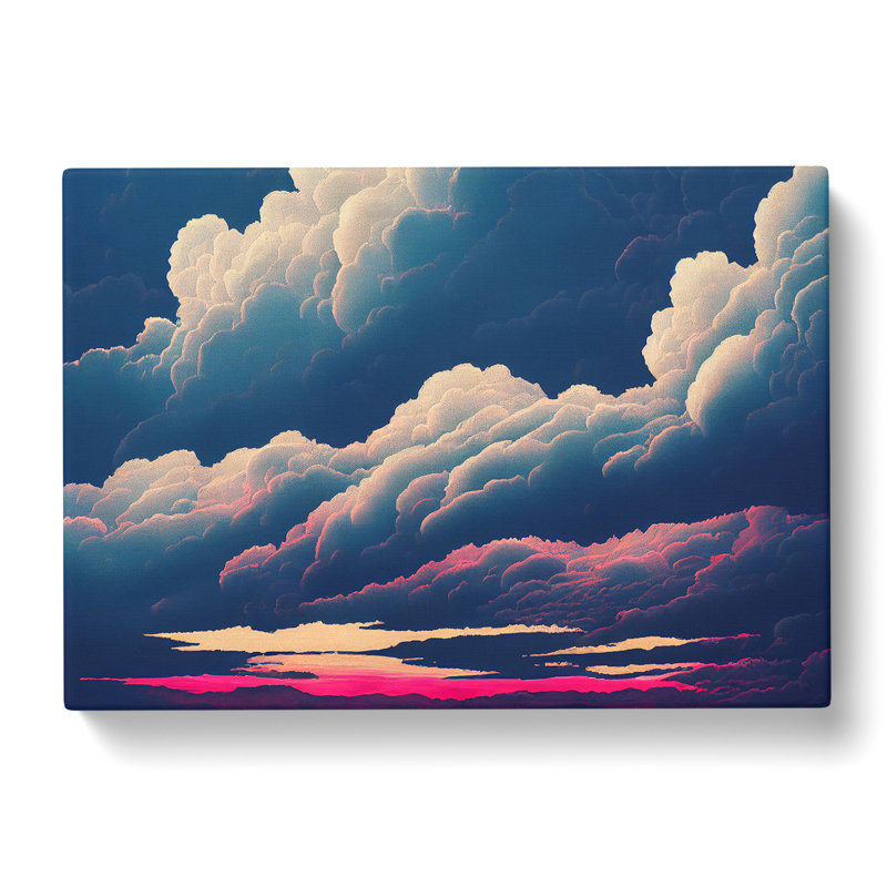 Gentle Clouds - Wrapped Canvas, 40cm H x 60cm W x 3cm D
