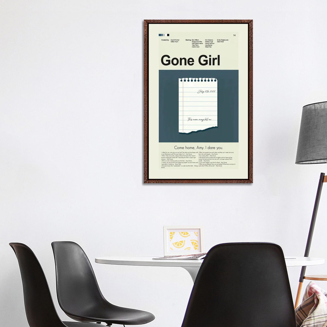 Leinwandbild Gone Girl by Prints And Giggles von Erin Hagerman