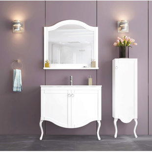 32" W x 20" D x 20" H Single Bathroom Vanity