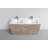 Ebling 59.29 " W Freestanding Standard Free Standing 2 Double Vanity Bathroom Vanity With Acrylic Top-798253690
