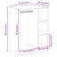 Wardrobe 77X48x102 Cm Engineered Wood-2134120205