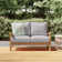 Brunswick 52'' Teak Outdoor Loveseat