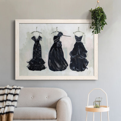Noir et bling II - peinture encadrée
