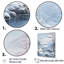 «Winter River Snow Charm Landscape III», reproduction sur toile-97073136-97073140