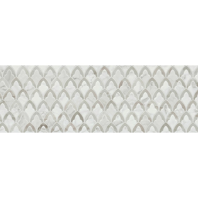 Marquesa 15.67" x 47.17" Ceramic Patterned Tile