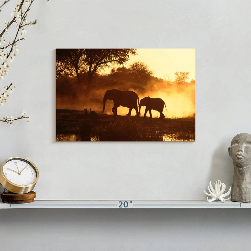 Brampt Elephant Buddies, 8'' H x 12'' W