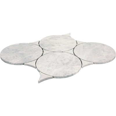 Daltile Eclessia marbre pierre naturelle 6 po en mosaïque circulaire (10 pièces par carton)