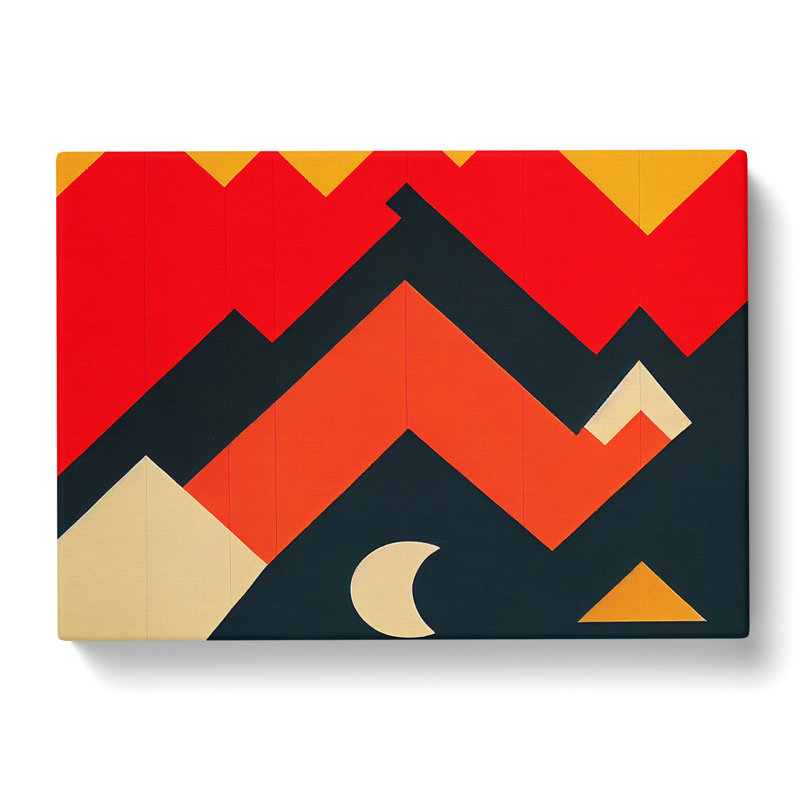 Mind Bending Abstract Art - Wrapped Canvas, 35cm H x 50cm W x 3cm D