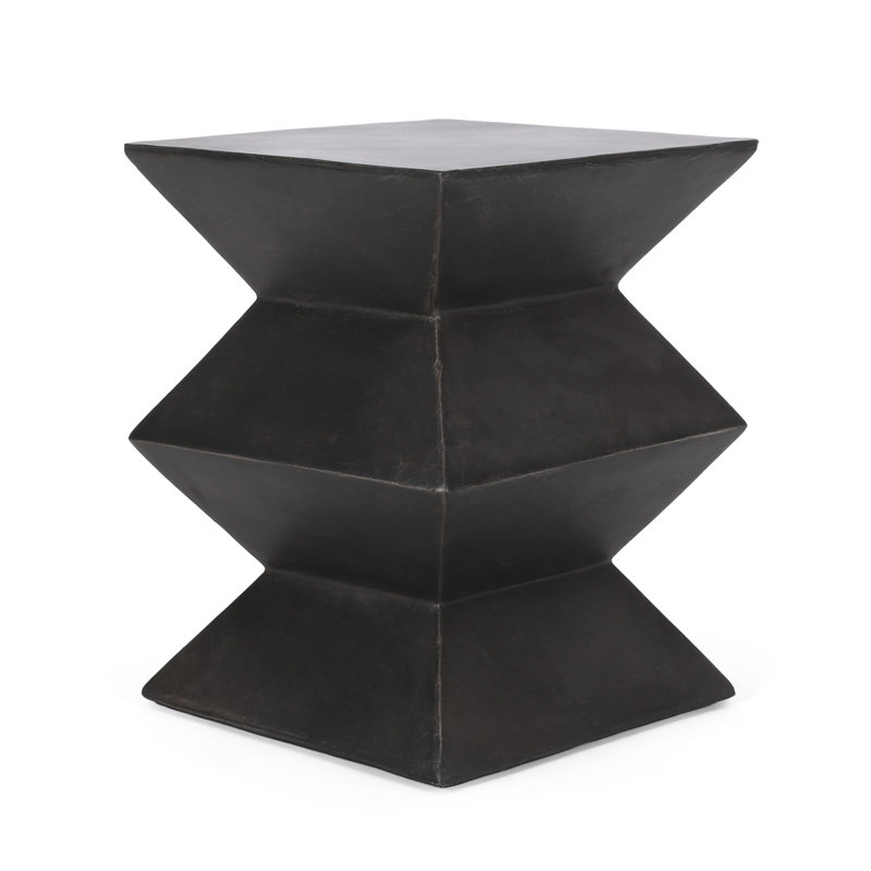Outdoor Lightweight Concrete Side Table