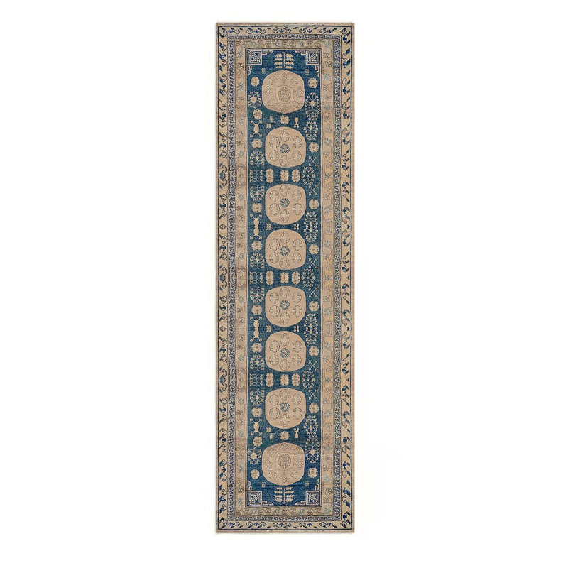 Crafters & Weavers Ushak Collection Area Rug Ultra Soft Washable Rug, Non Slip, Indoor, Stain Resistant Rugs for Living Room Bedroom Vintage Home Decor (2'7 x 9')